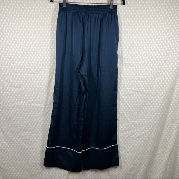 Abercrombie & Fitch Dark Blue Satin Pajama Set - Picture 11 of 11